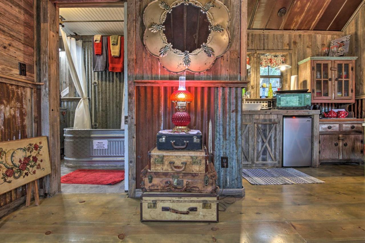 Snuggle Inn Wimberley Cabin With Fire Pit And Deck Exterior foto